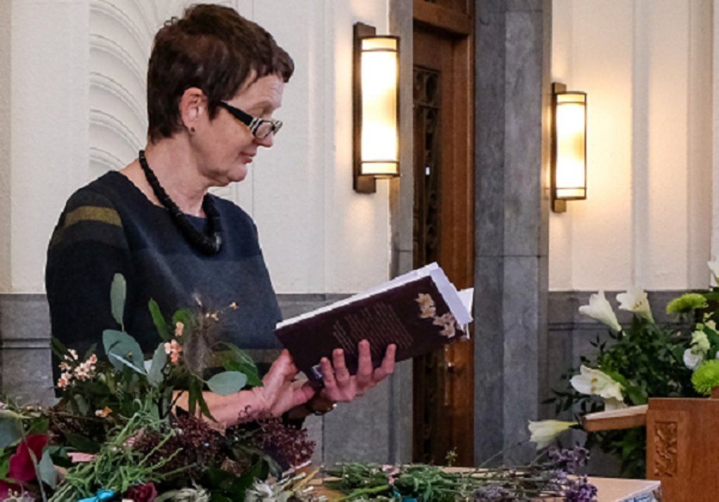 reading poem at funeral
