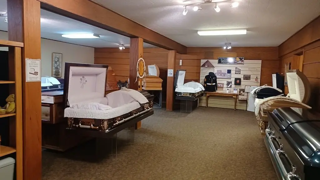 Casket showroom in Montana