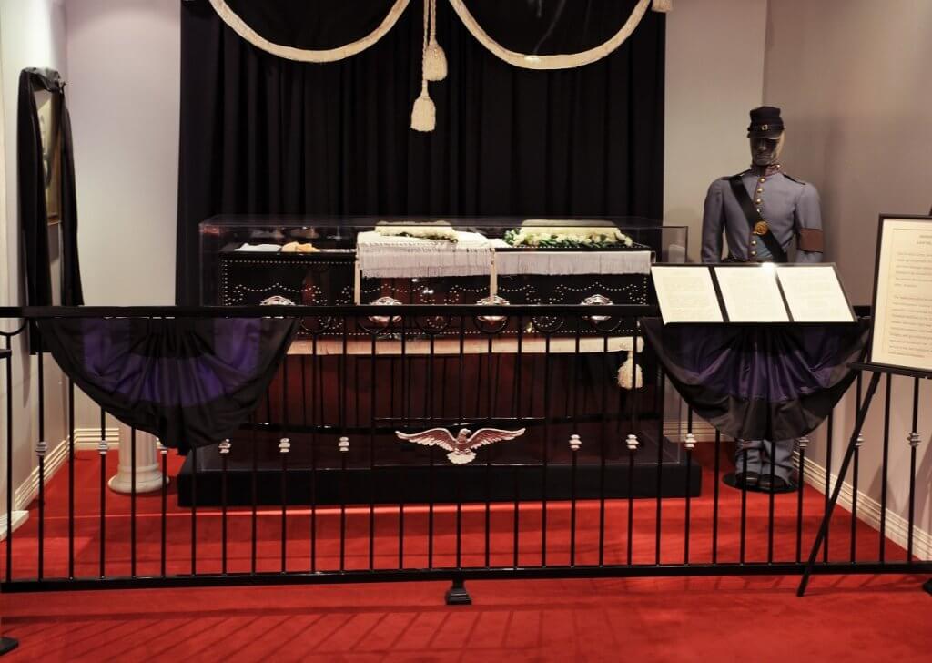 President Lincoln's casket replica