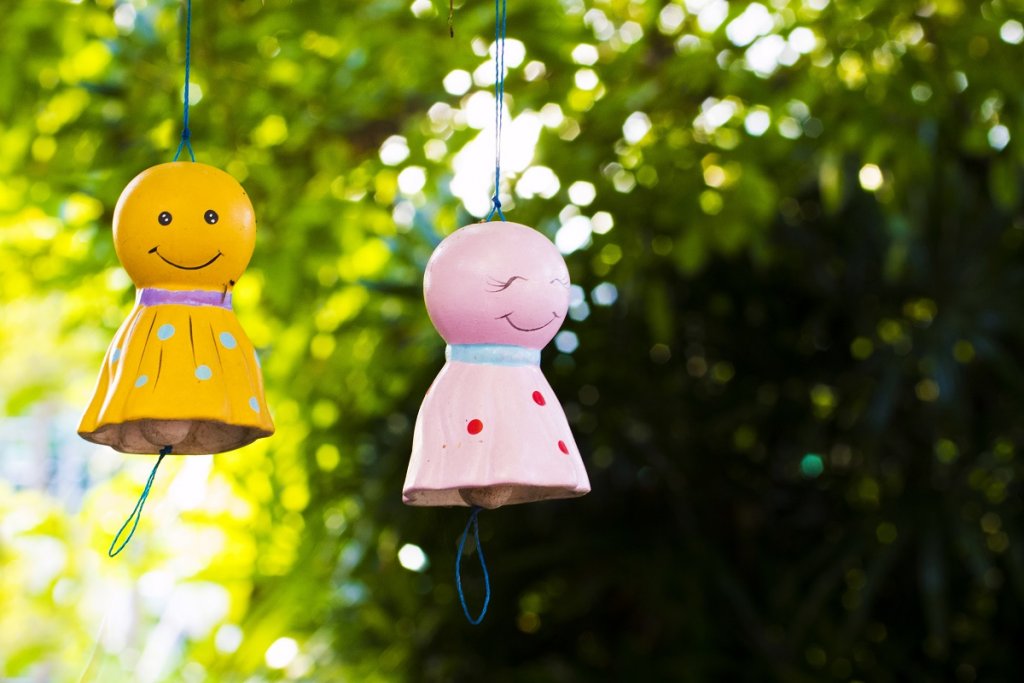 Wind chime to remember child